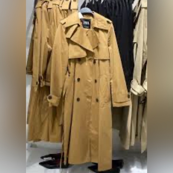 🔥🔥Zara Water Repellent trench coat(oversized) - Picture 5 of 13